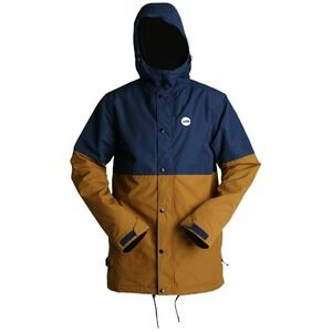 Ride Hawthorne Mens Snowboard Jacket Snap Zip Up Hooded Waterproof Medium